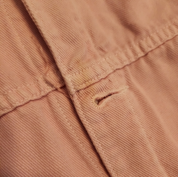 Bliss and Mischief Pink Denim Romper Jumpsuit - Picture 7 of 7